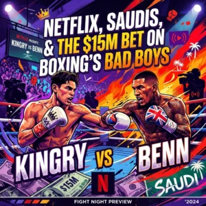Read more about the article KingRy vs. Conor Benn: Netflix, Saudis, and the $15M Bet on Boxing’s Bad Boys